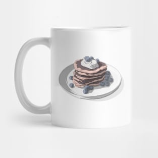 Pancakes with blueberries Mug